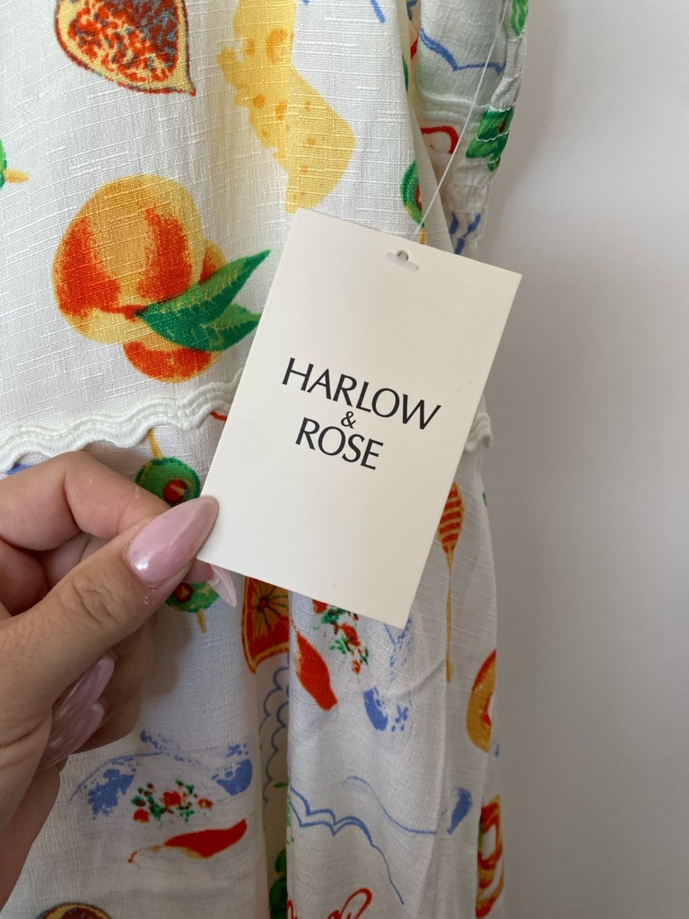 Ciao! HARLOW & ROSE Colorful Colorful Veggie Print Maxi Dress NWT ❤️🍇 - Picture 7 of 10